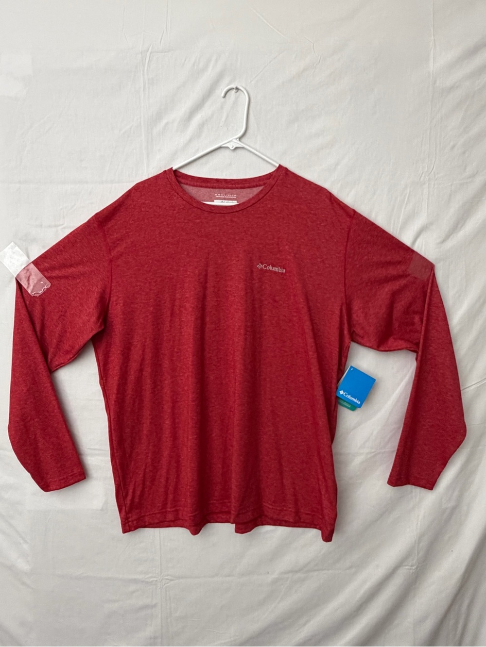 Columbia Men’s Red Long Sleeve Omni-Wick Shirt Size XXL NWT(A679)